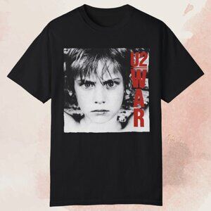 Vintage U2 War Album Tour Shirt Rock Band Music Graphic Tee Vintage Concert Fan